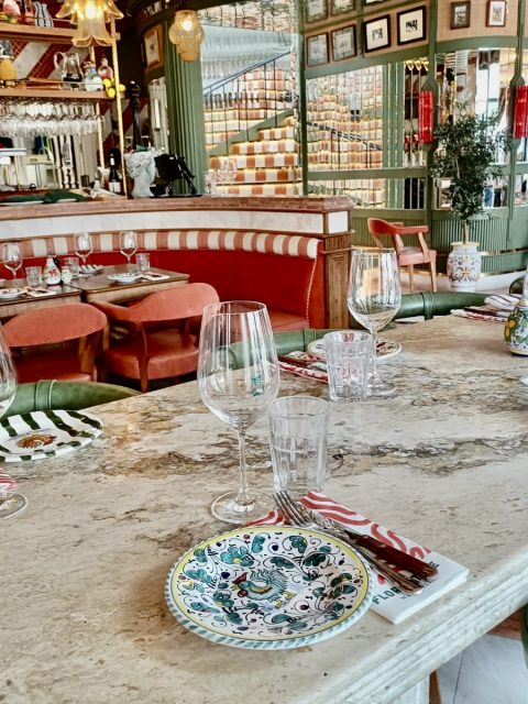 Florentine Puente Romano Marbella elegant restaurant table